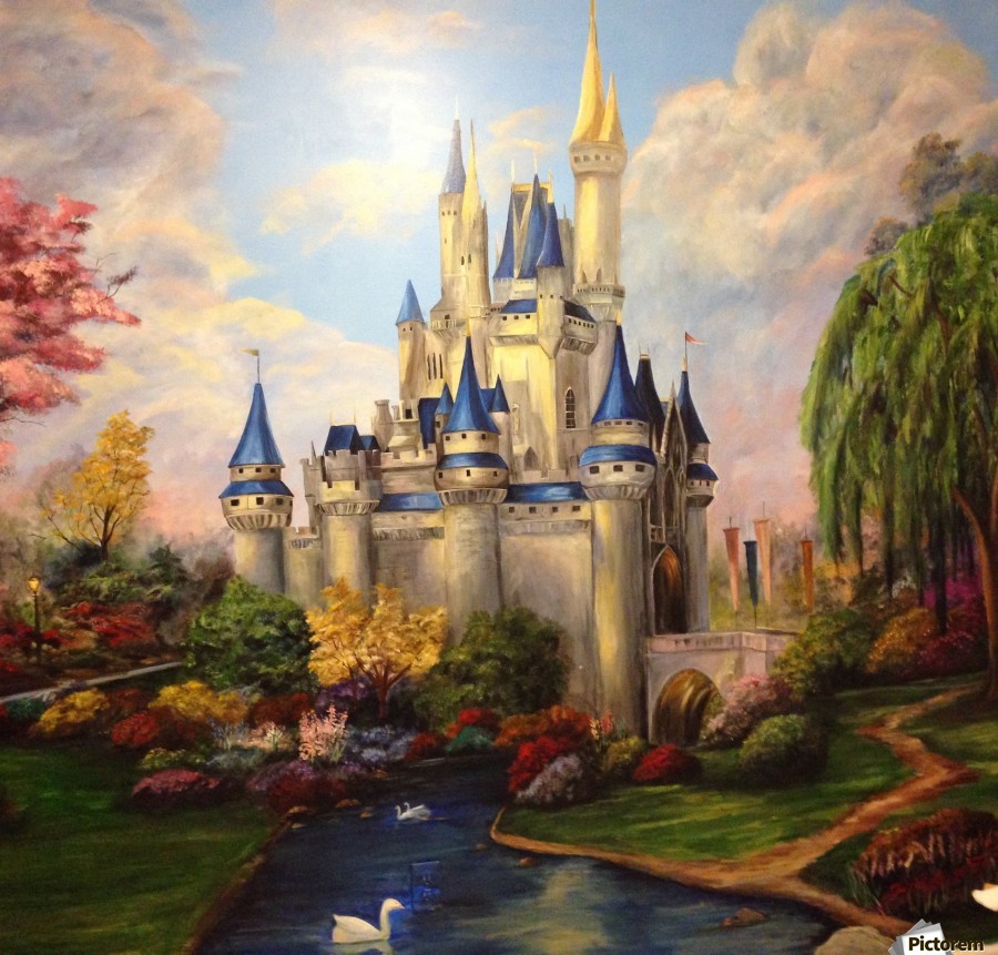 プリンセスハウス　絵画 Princess Castle by Jenn Hollis Wall Art